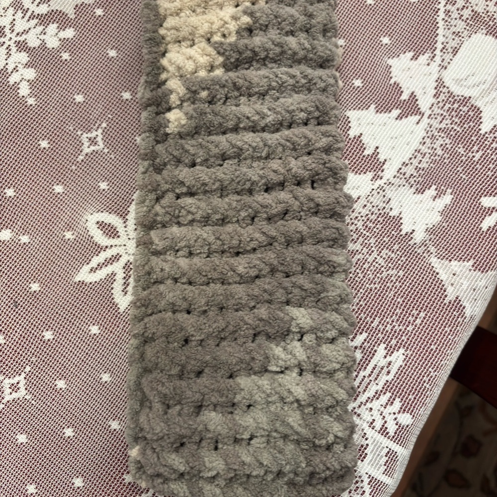 Cozy Gray Knit headband